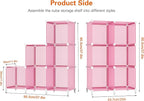 HOMIDEC 6-Cube Storage Shelf, Storage Bookcase Bookshelf - Image 3