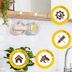 2 Pack Tumbler Lid Organizer, Under Cabinet Cup Lid Holder - Image 5