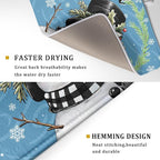 Christmas Snowman Dish Drying Mat - Image 3
