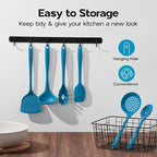 Onader Silicone Cooking Kitchen Utensils Set of 6, Non Toxic & Dishwasher Safe - Image 6