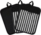 Alselo Silicone Pot Holders Set of 3 Heat Resistant & Non Slip Potholders - Image 9