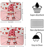 Valentine's Day Love Letter Dish Drying Mat - Image 2