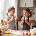 2 Pack Stripes Kids Apron, Kids Cooking Aprons - Image 4