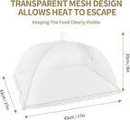 NEPAK 6 Large and Tall Food Covers, Pop-up Mesh Food Covers Nets - Image 3