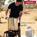 Concord 180 Quart Stainless Steel Stock Pot Cookware - Image 9