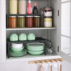 VERTORGAN Cabinet Organizer Shelf, Kitchen Counter Shelves, Bamboo Spice Rack - Image 2