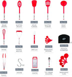 Kitchen Utensils Set 35 PCS Cooking Utensils Set, Nonstick and Heat Resistant - Image 2