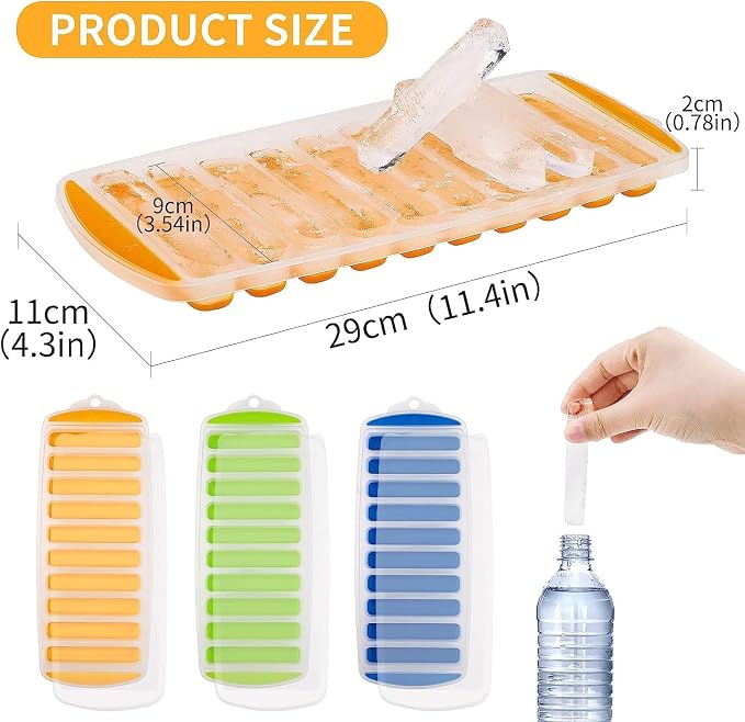 3 Pcs Long Ice Stick Tray Silicone - Image 2