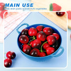 Baderke 4 Pack Mini Colander for Kitchen Plastic Berry Strainer - Image 5