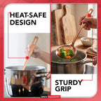 Amco 5-Piece Stainless Steel Cooking Utensil Set, Copper Finish - Image 4