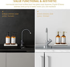 Glass Soap Dispenser for Kitchen, Farmhouse Dish & Hand Soap Dispenser Set - Image 2