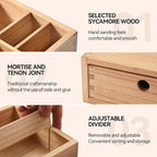KIRIGEN Wooden Coffee Station Organizer 2-Piece Set - Image 5