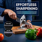 VN3 Professional Knife Sharpener | 3-Action Streamlined Sailboat Design - Image 2