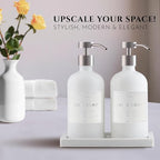 Glass Soap Dispenser Set of 2 - Image 2