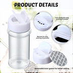 Eccliy 36 Pack 3 oz Clear Plastic Spice Jars - Image 3