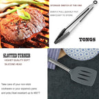 Silicone Kitchen Cooking Utensils Set - Image 3
