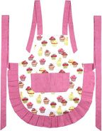G2PLUS Kid Cotton Aprons, Toddler Apron by G2PLUS