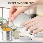 Safring Can Opener Manual, Heavy Duty Stainless Steel Smooth Edge Can Openers - Image 7