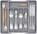 Lifewit Silverware Drawer Organizer, Expandable Utensil Tray by Lifewit