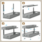 2 Pack 21.3IN-Depth Under Sink Organizer - Image 5