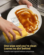 ARCLIBER Cellulose Sponges, Heavy Duty Scrub Kitchen Sponge, Clean Tough Messes - Image 3