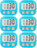 6 Pack Kitchen Timers Loud Ring Digital Timers by AOUCE