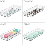 iDesign Clarity Drawer, Kitchen and Bathroom Organization Silverware, Large-Set - Image 5