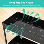 Under Sink Organizers 2 Pack, Pull-Out Sliding Cabinet Organizer - Image 5