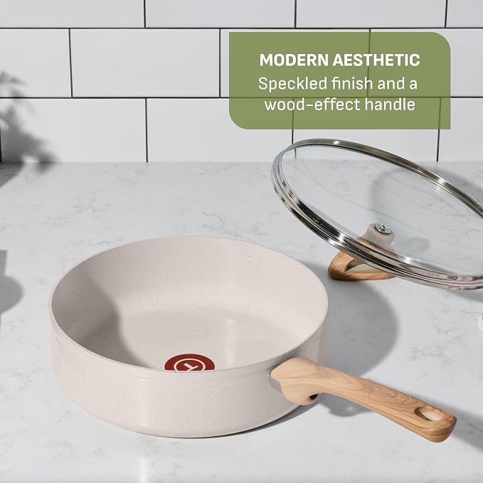 T-fal Revive Ceramic Nonstick Sauce Pan - Image 4