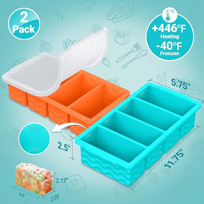 Doasuwish Silicone Freezer Tray - Image 2
