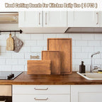 Acacia Wood Cutting Boards Set of 3 - Image 8
