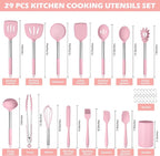HaWare 29 PCS Silicone Cooking Utensils Set, Heat Resistant Kitchen Utensils Set - Image 2