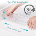 Vtopmart 4 Pack 4" Regular Upgrade Drawer Dividers - Image 6