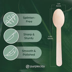 PURPLECLAY Disposable Wooden Spoons - Image 4