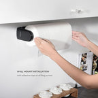 simpletome Paper Towel Holder Under Cabinet or Wall Mount ONE Hand Operation - Image 4