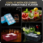 Large Ice Cube Trays for Whiskey, Silicone Ice Cube Tray, - Image 6