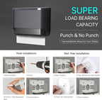 Paper Towel Dispenser, Large Capacity Wall Mount Tissue Dispensers - Image 5