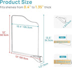 Vtopmart 8 Pack 12in Height Shelf Dividers - Image 2