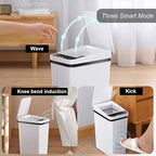 Yatmung 2.5 Gallon Smart Trash Can Sensor Motion - Image 2