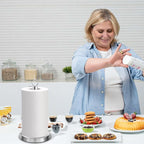 Paper Towel Holder Countertop, Stainless Steel, Weighted Base, Paper Towel - Image 5