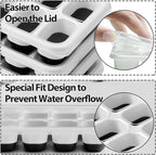 DOQAUS Ice Cube Tray with Lids - Image 4