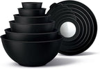 COOK WITH COLOR Mixing Bowls with TPR Lids by CookwithColor