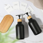 KASUNTING Hand and Dish Soap Dispenser Set, Plastic Kitchen Soap Dispenser Set - Image 5