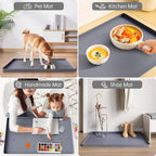FLATO Waterproof Under Sink Mat 34" x 19" Shelf Liner - Image 6