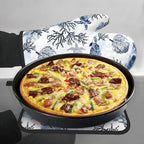Navy Blue Ocean Sea Turtle Oven Mitts and Pot Holders Sets of 3, Heat Resistant - Image 4