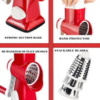 Cheese Grater with Handle, Vegetables and Fruits and Easy to Clean - Image 5