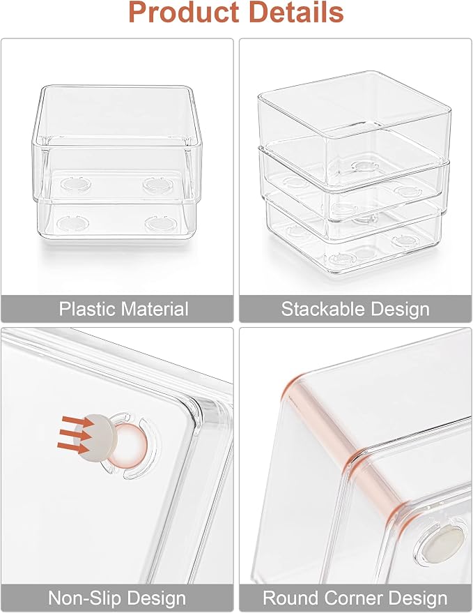 SMARTAKE 16-Piece Drawer Organizer - Image 5