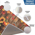 Fall Pumpkin Dish Drying Mat for Kitchen Counter Thanksgiving Autumn Harvest - Image 3