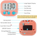 12 Pack Digital Kitchen Timers for Cooking Magnetic Timer for Cooking Loud - Image 2