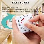 Weewooday 2 Pieces 60 Minute Visual Kitchen Timer Hour Mini Countdown - Image 6